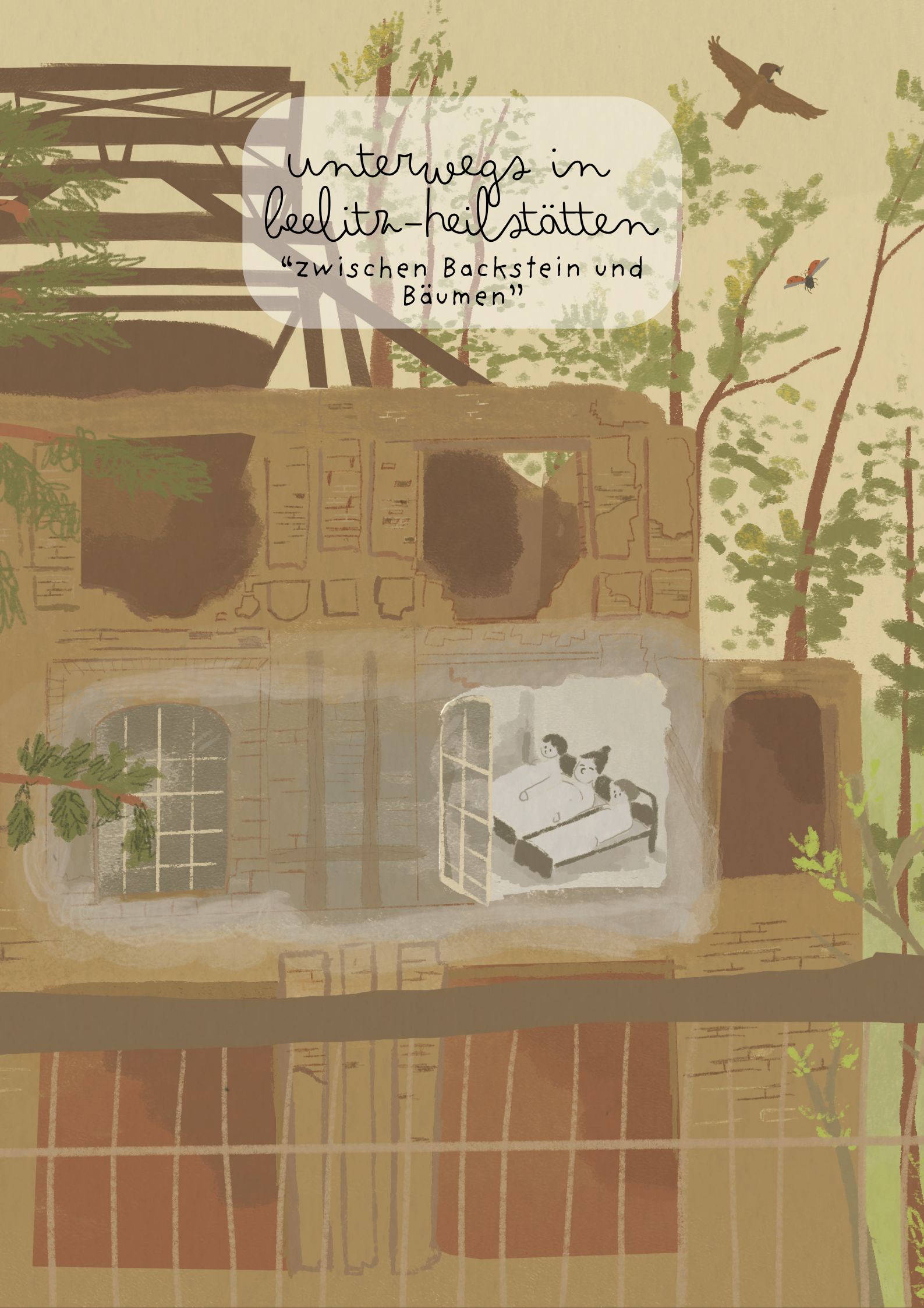 Postkarte „Alpenhaus mit Wassertank“